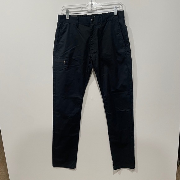 J. Crew Other - J. Crew 484 Slim Stretch Chino Pants Mens 30x32‎ Black Side Zip Flat Front